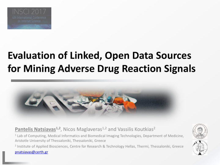 evaluation of linked open data sources for mining adverse