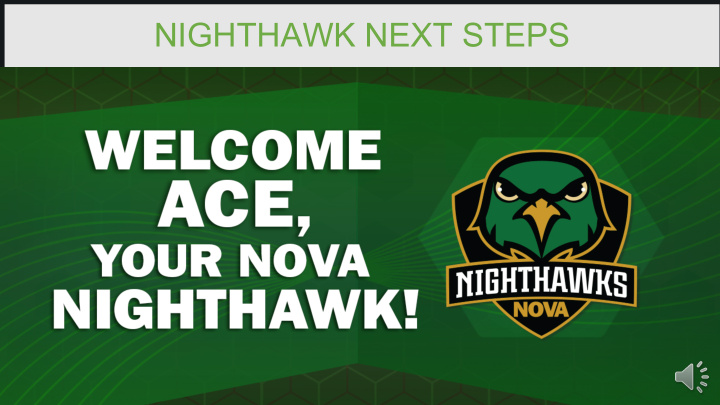 nighthawk next steps application