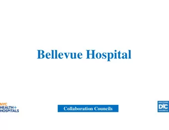 Bellevue Hospital  Collaboration Councils  Facility:  NYC Health + Hospitals / Bellevue Presented