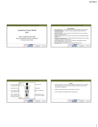 3/7/2017 17 th Multidisciplinary Management of Cancers: A Case  based Approach 17 th