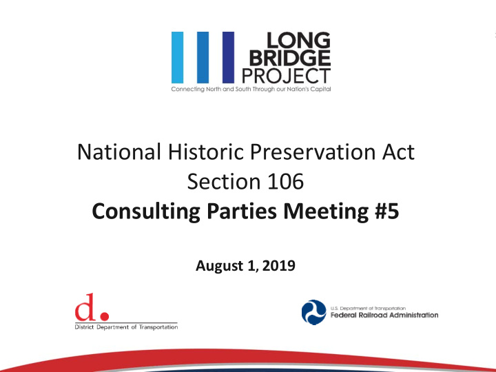 national historic preservation act section 106 consulting