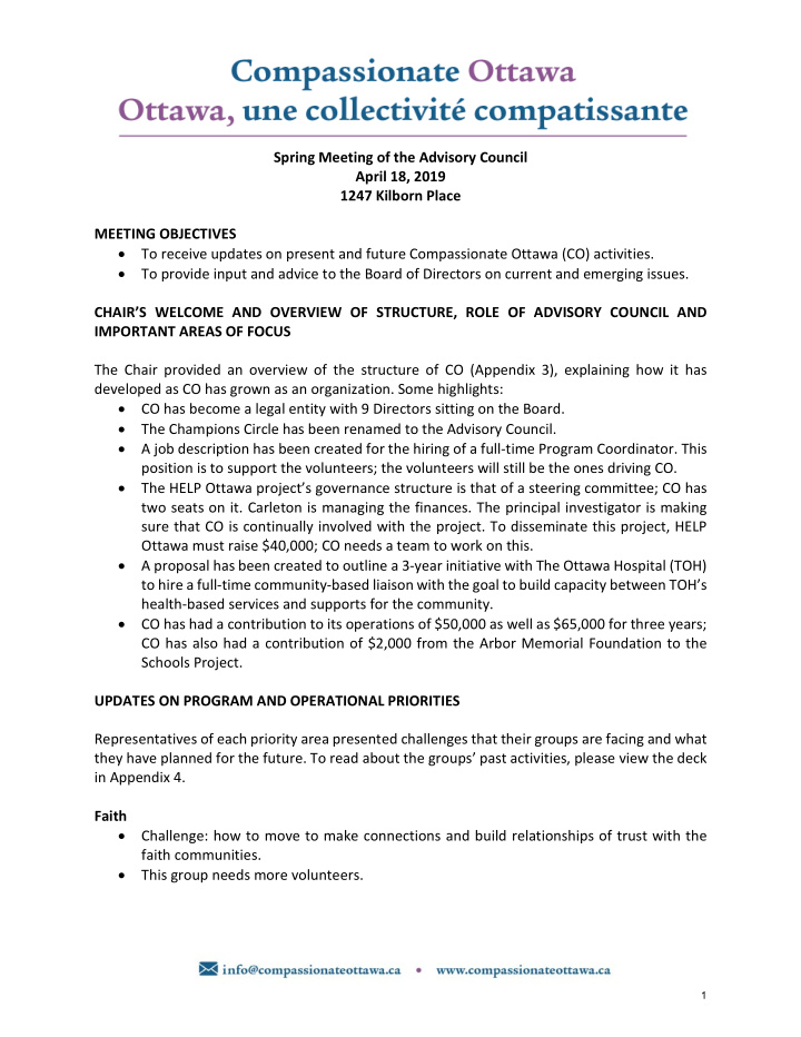 spring meeting of the advisory council april 18 2019 1247