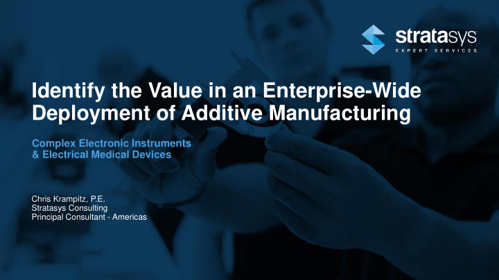 identify the value in an enterprise wide
