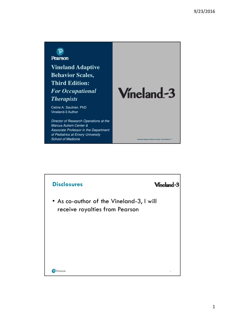 as co author of the vineland 3 i will receive royalties