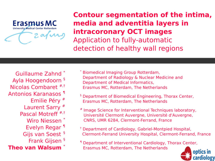 acute coronary syndrome optical coherence tomography oct