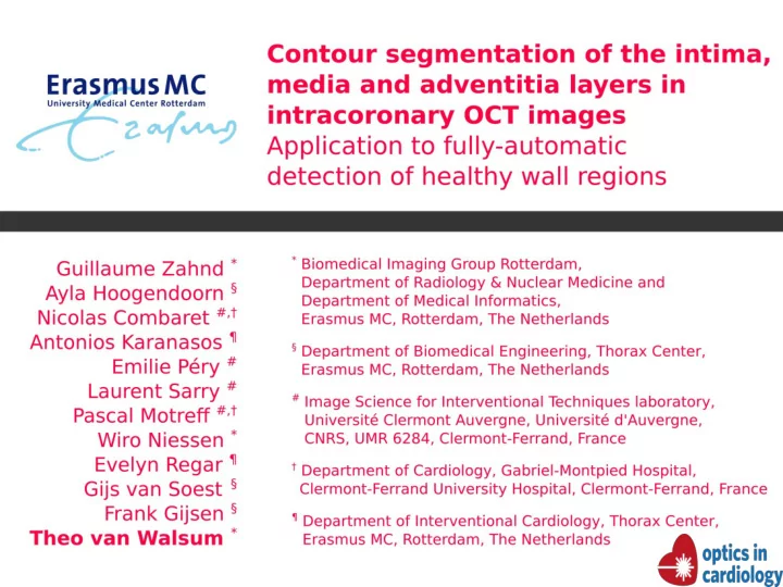 acute coronary syndrome optical coherence tomography oct