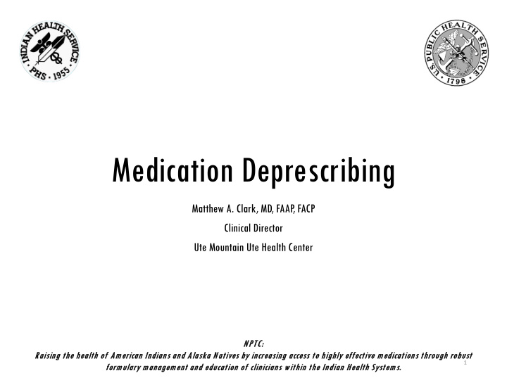 medication deprescribing
