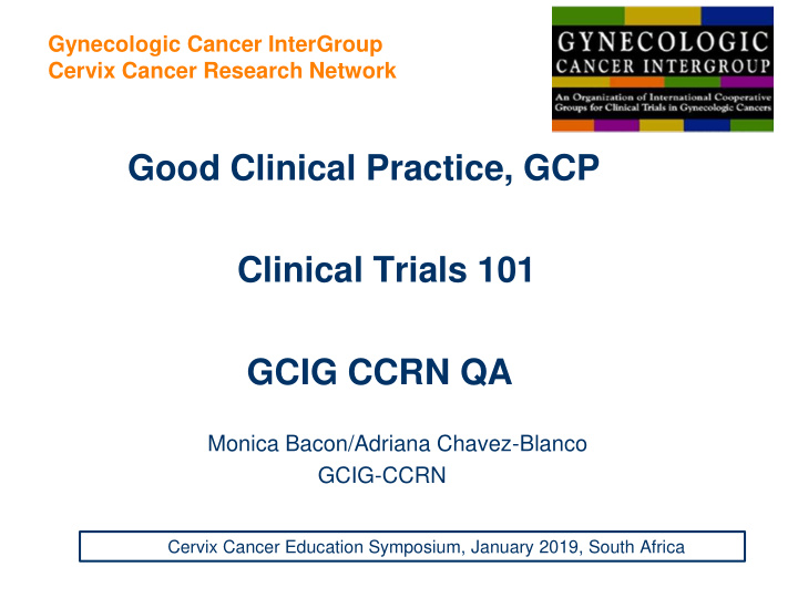 good clinical practice gcp clinical trials 101 gcig ccrn