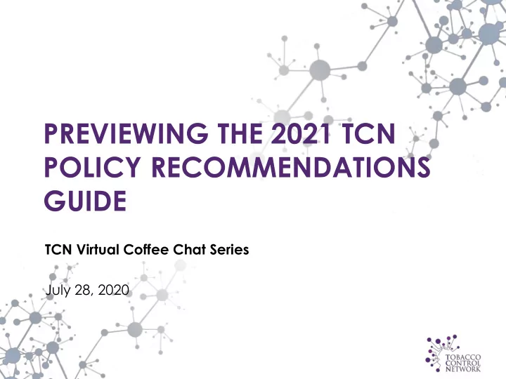 previewing the 2021 tcn