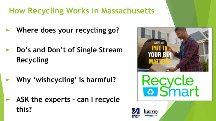 how recycling works in massachusetts