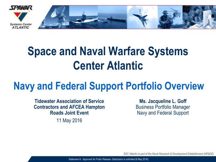 space and naval warfare systems