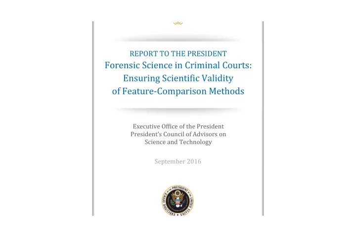forensic science in criminal courts ensuring scientific
