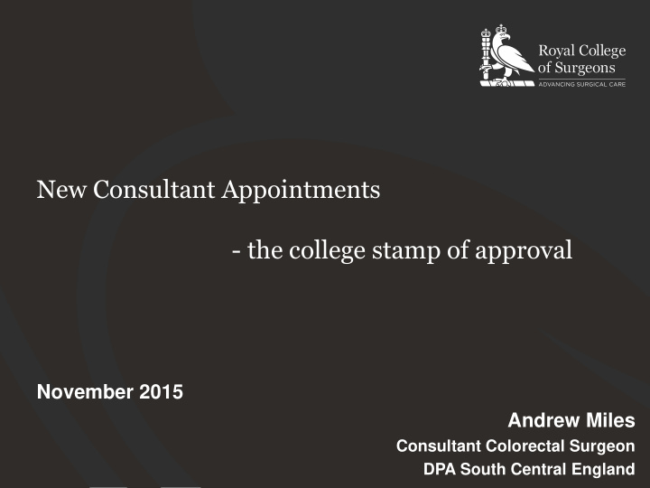 the college stamp of approval november 2015 andrew miles