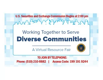 TO JOIN BY TELEPHONE:  TO JOIN BY TELEPHONE:  Phone: (5  Phone: (510) 2  ) 210-8882 0-8882 | Access