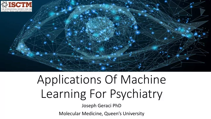 learning for psychiatry