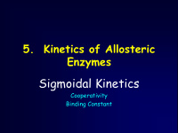 sigmoidal kinetics