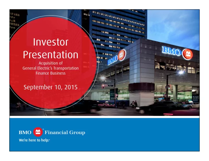 investor presentation