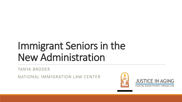 immigrant seniors in the