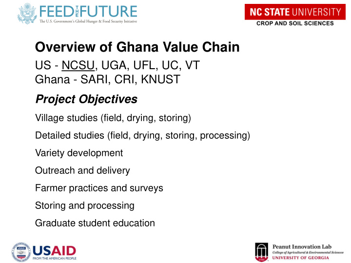 overview of ghana value chain