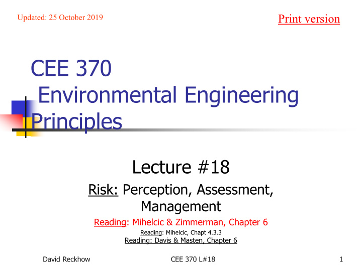 cee 370 environmental engineering principles