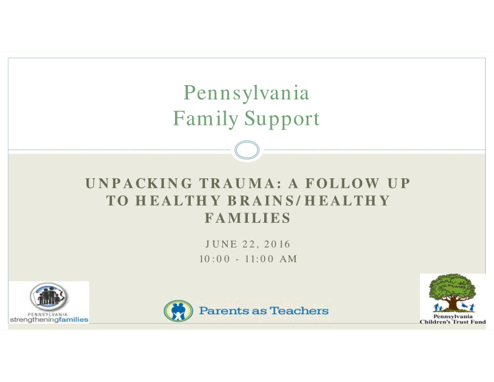 pennsylvania family support