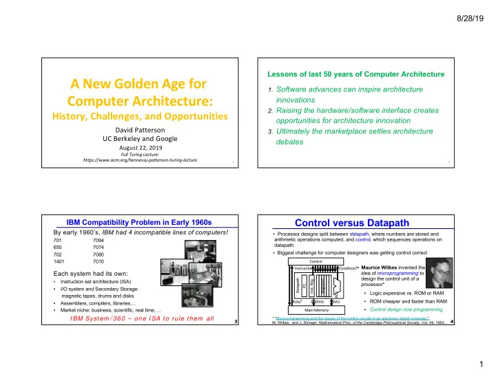 a new golden age for