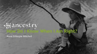 How Do I Know When I Am Right?  Anne Gillespie Mitchell  Can You Ever Know You Are Right?  YES!!