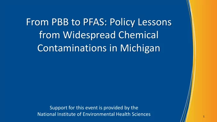 from widespread chemical
