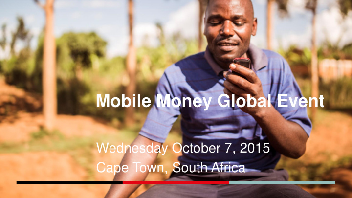 mobile money global event