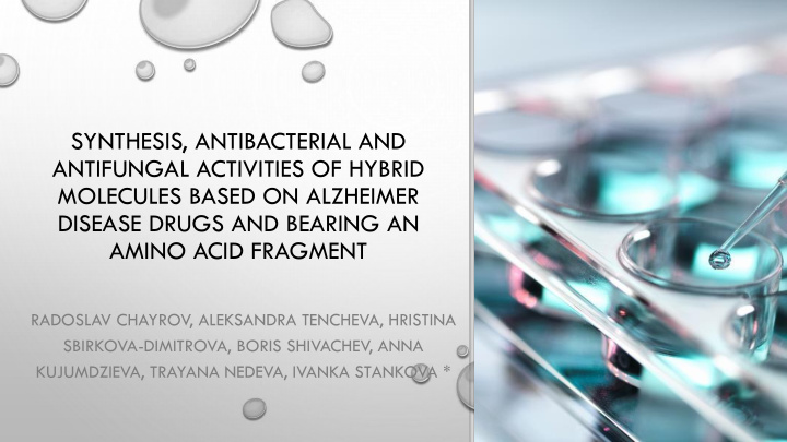 synthesis antibacterial and