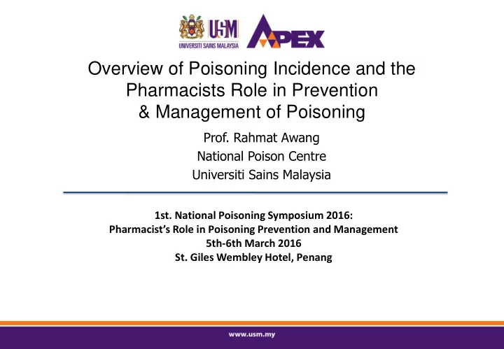 pharmacists role in prevention