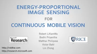 ENERGY-PROPORTIONAL     IMAGE    SENSING    FOR      CONTINUOUS