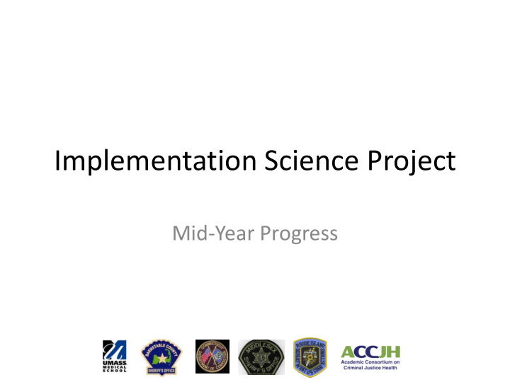 implementation science project