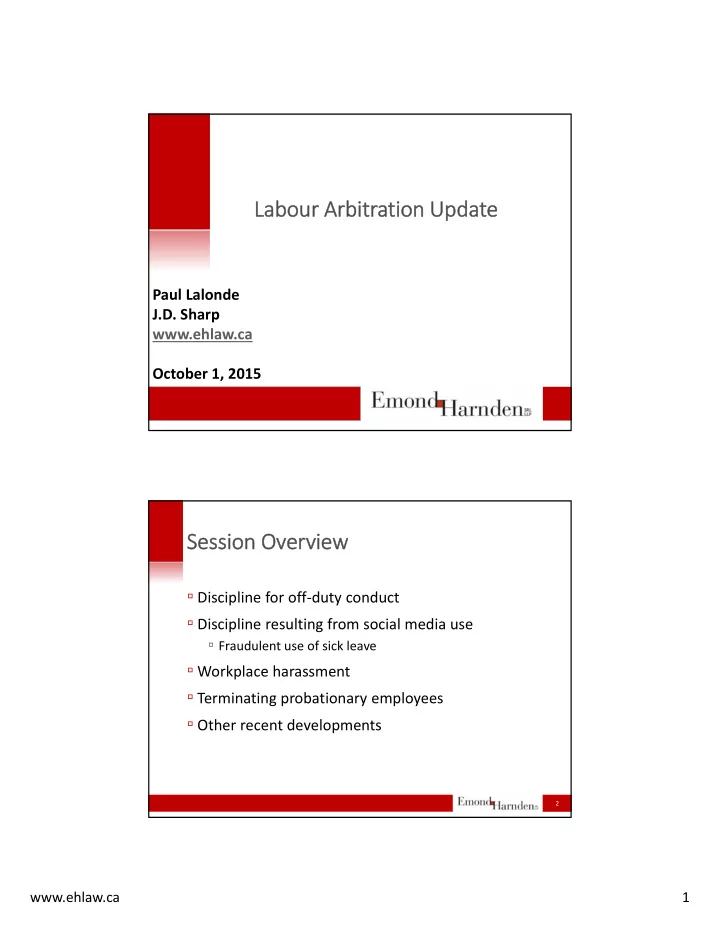 labour labour ar arbitr bitration ion upda update