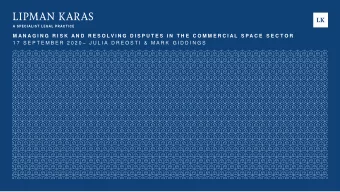 1 7  S E P T E M B E R  2 0 2 0  J U L I A  D R E O S T I  &amp;  M A R K  G I D D I N G S