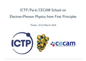 Gonze, Lecture Thu. 2  1  Temperature-dependent band  structures  X. Gonze, Universit catholique