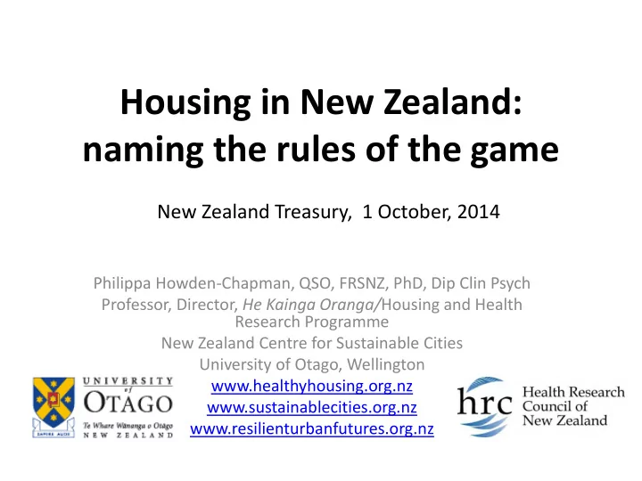housing in new zealand