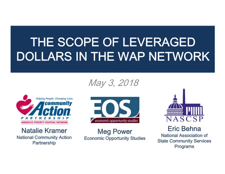 the scope of leveraged dollars in the wap network