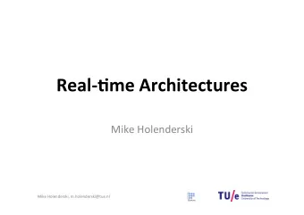 Car    Mike  Holenderski,  m.holenderski@tue.nl    3    Car    Mike