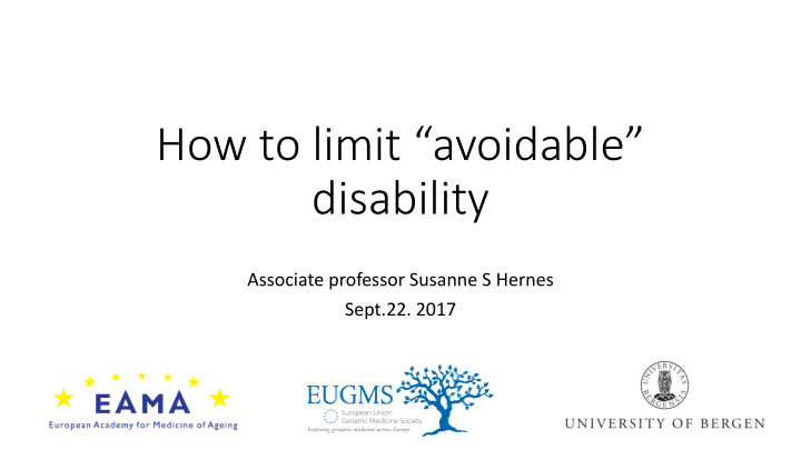 how to limit avoidable