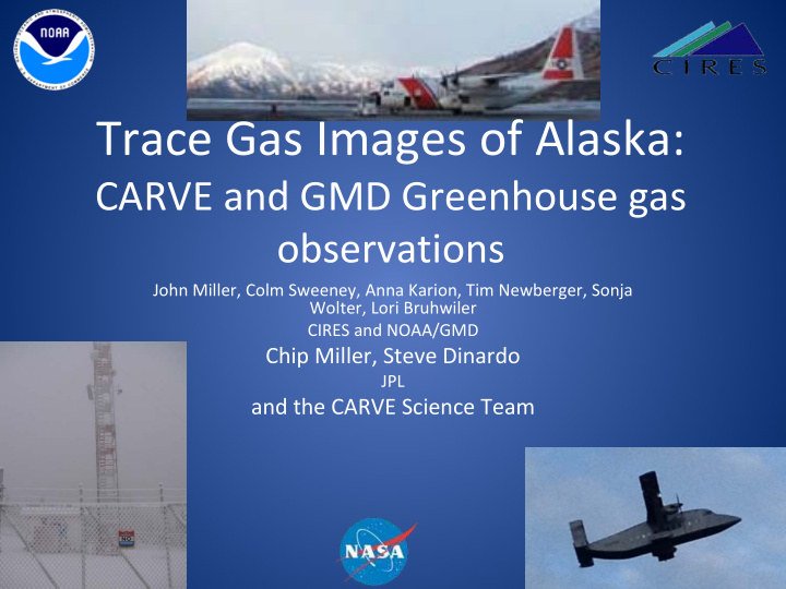 trace gas images of alaska