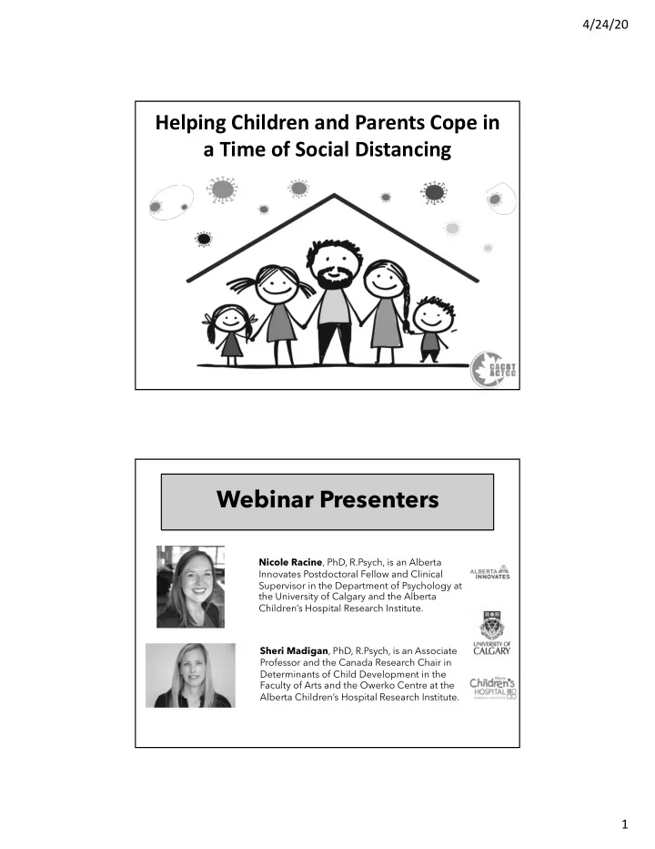 webinar presenters