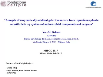 Aerogels of enzymatically oxidized galactomannans from leguminous plants:  versatile delivery