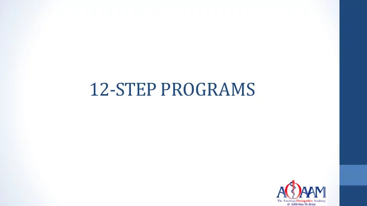 12 step programs alcoholics anonymous the preamble