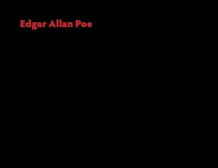 edgar allan poe