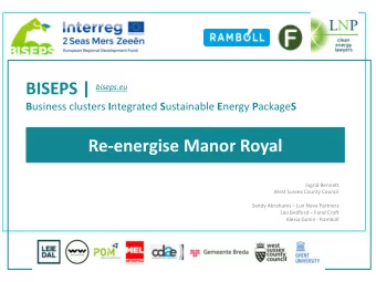 Re-energise Manor Royal  Ingrid Bennett  West Sussex County Council Sandy Abrahams  Lux Nova