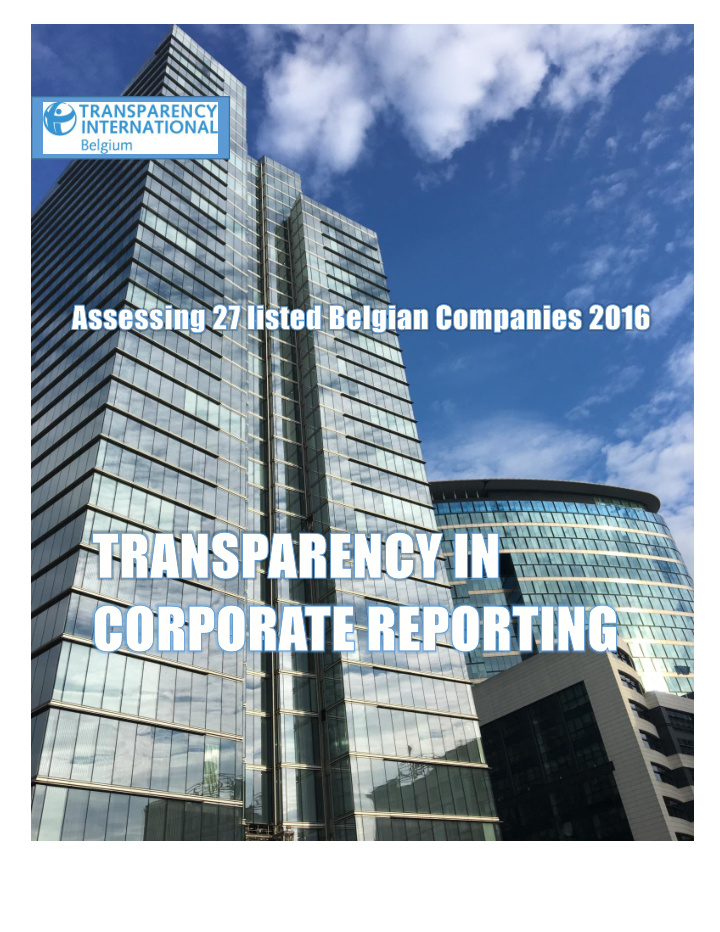 colofon responsible publisher transparency international