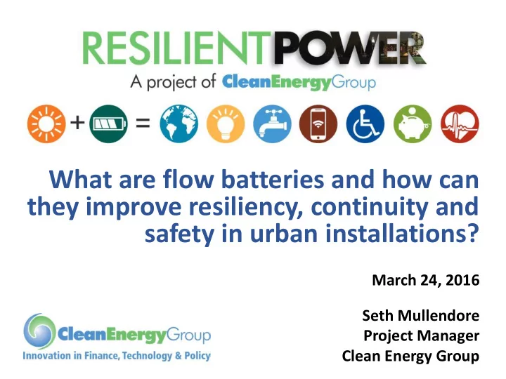 what are flow batteries and how can they improve