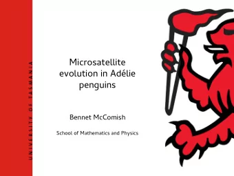 M  i  c  r  o  s  a  t  e  l  l  i  t  e  e  v  o  l  u  t  i  o  n  i  n  A  d    l  i  e  p  e