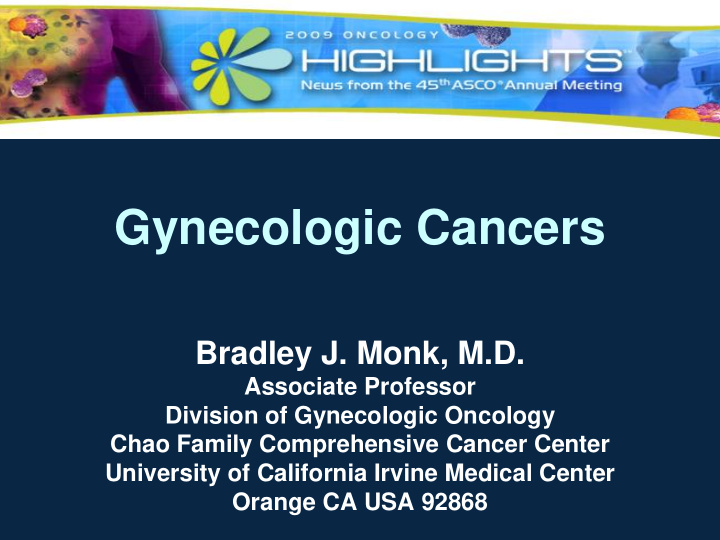 gynecologic cancers